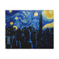 Starry Night Over Manhattan Canvas